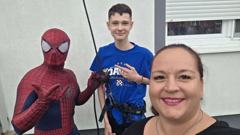 Spider-Man iz Velike Gorice i udruga za hrabre male borce: Noin rođendan koji je donio prve korake